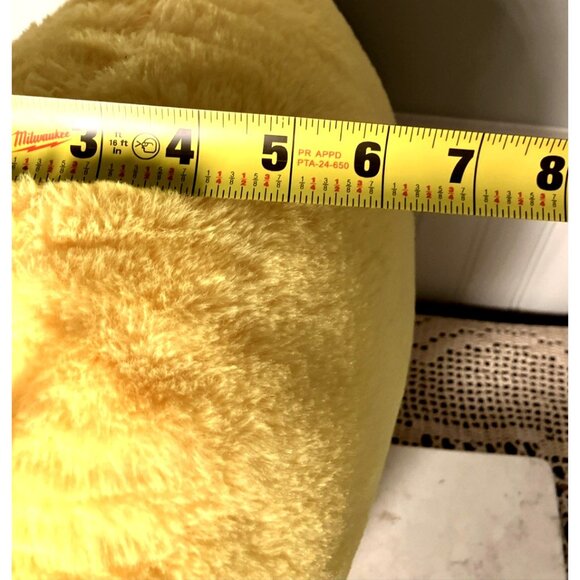 Smiley Face Fuzzy Plush Pillow 16” Tall. Smoochy Pals. - Picture 5 of 5